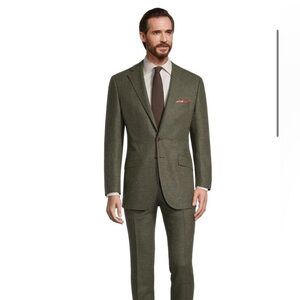 Linen/wool blend suit